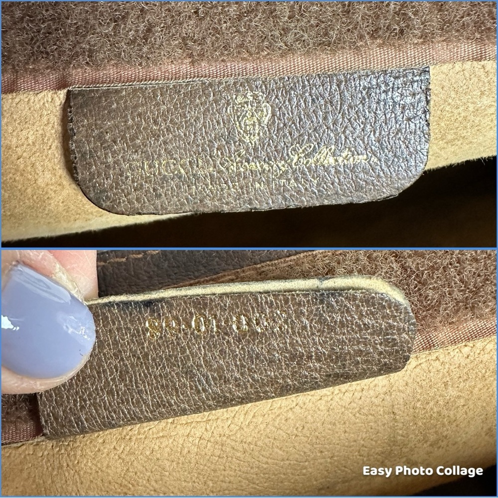 👜GUCCI GG PVC Leather Sherry Line Crossbody Bag - Picture 5 of 14